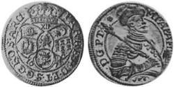 1 Zwolfer Principality of Transylvania (1571-1711) Silver 