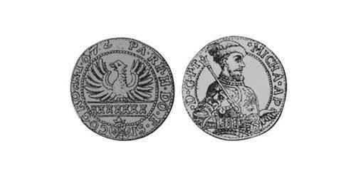 1 Zwolfer Principality of Transylvania (1571-1711) Silver 