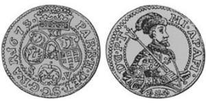1 Zwolfer Княжество Трансильвания (1571-1711) Серебро 