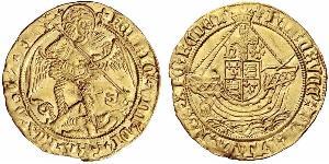 1 Ангел Королевство Англия (927-1649,1660-1707) Золото Генрих VIII (1491 - 1547)