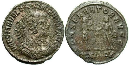 1 Антониниан Римская империя (27BC-395)  Максимиан (250-310)