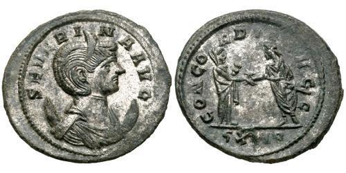 1 Антониниан Римская империя (27BC-395)  Ulpia Severina (?-?)