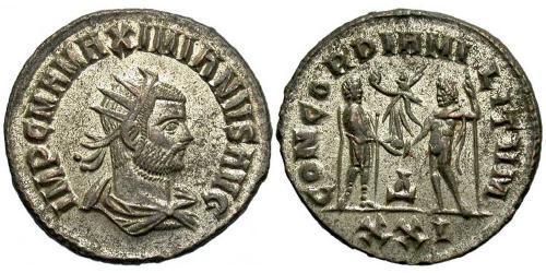 1 Антониниан Римская империя (27BC-395)  Максимиан (250-310)