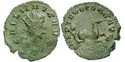 1 Антониниан Римская империя (27BC-395) Бронза Галлиен (218-268)