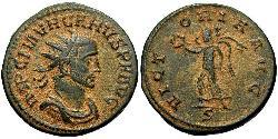 1 Антониниан Римская империя (27BC-395) Бронза Кар (230-283)