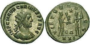 1 Антониниан Римская империя (27BC-395) Бронза Карин (257-285)