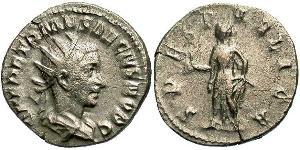 1 Антониниан Римская империя (27BC-395) Бронза Геренний Этруск (227-251)