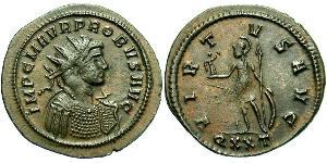 1 Антониниан Римская империя (27BC-395) Бронза Проб (232-282)