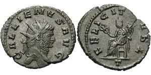 1 Антониниан Римская империя (27BC-395) Бронза Галлиен (218-268)