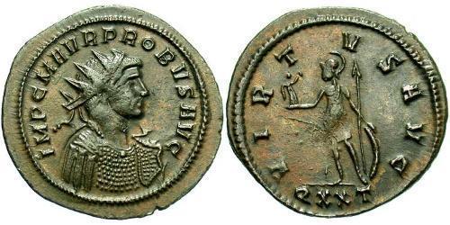 1 Антониниан Римская империя (27BC-395) Бронза Проб (232-282)