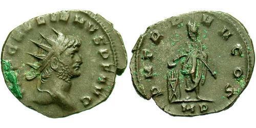 1 Антониниан Римская империя (27BC-395) Бронза Галлиен (218-268)