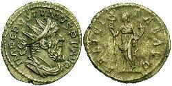 1 Антониниан Галльская империя (260-274) Серебро Марк Латиний Постум (260-268)
