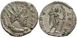1 Антониниан Галльская империя (260-274) Серебро Марк Латиний Постум (260-268)