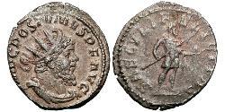 1 Антониниан Галльская империя (260-274) Серебро Марк Латиний Постум (260-268)