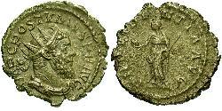 1 Антониниан Галльская империя (260-274) Серебро Марк Латиний Постум (260-268)