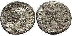 1 Антониниан Галльская империя (260-274) Серебро Марк Латиний Постум (260-268)