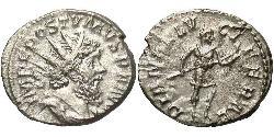 1 Антониниан Галльская империя (260-274) Серебро Марк Латиний Постум (260-268)