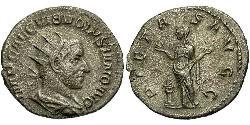 1 Антониниан Римская империя (27BC-395) Серебро Волузиан (235-253)