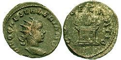 1 Антониниан Римская империя (27BC-395) Серебро Валериан II (?-258)