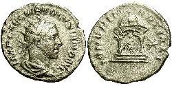 1 Антониниан Римская империя (27BC-395) Серебро Волузиан (235-253)
