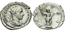 1 Антониниан Римская империя (27BC-395) Серебро Волузиан (235-253)