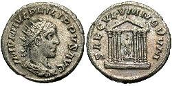 1 Антониниан Римская империя (27BC-395) Серебро Филипп II (237-249)