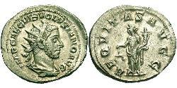 1 Антониниан Римская империя (27BC-395) Серебро Волузиан (235-253)