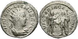 1 Антониниан Римская империя (27BC-395) Серебро Галлиен (218-268)