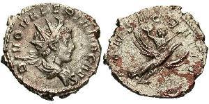 1 Антониниан Римская империя (27BC-395) Серебро Валериан II (?-258)