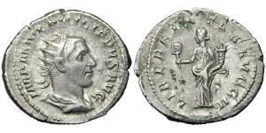 1 Антониниан Римская империя (27BC-395) Серебро Филипп Араб(204-249)