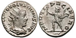1 Антониниан Римская империя (27BC-395) Серебро Волузиан (235-253)
