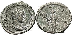 1 Антониниан Римская империя (27BC-395) Серебро Деций Траян (201-251)