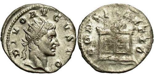 1 Антониниан Римская империя (27BC-395) Серебро Октавиан Август (63BC- 14) 