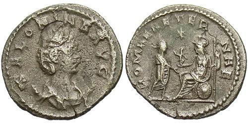 1 Антониниан Римская империя (27BC-395) Серебро Salonina (?-268)