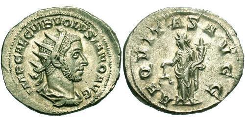 1 Антониниан Римская империя (27BC-395) Серебро Волузиан (235-253)