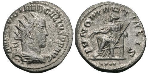 1 Антониниан Римская империя (27BC-395) Серебро Требониан Галл (206-253)