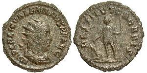 1 Антониниан Римская империя (27BC-395) Серебро (билон) Валериан I (193-260)