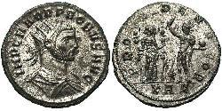 1 Антониниан Римская империя (27BC-395) Серебро/Медь Проб (232-282)