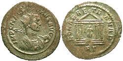 1 Антониниан Римская империя (27BC-395) Серебро/Медь Проб (232-282)