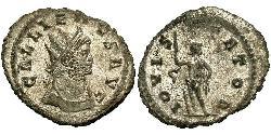 1 Антониниан Римская империя (27BC-395) Серебро/Медь Галлиен (218-268)