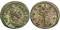 1 Антониниан Римская империя (27BC-395) Серебро/Медь Проб (232-282)