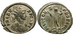 1 Антониниан Римская империя (27BC-395) Серебро/Медь Проб (232-282)