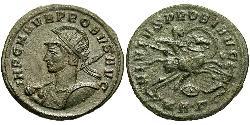 1 Антониниан Римская империя (27BC-395) Серебро/Медь Проб (232-282)