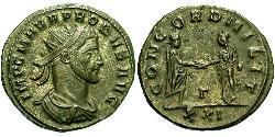 1 Антониниан Римская империя (27BC-395) Серебро/Медь Проб (232-282)
