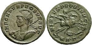 1 Антониниан Римская империя (27BC-395) Серебро/Медь Проб (232-282)