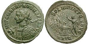 1 Антониниан Римская империя (27BC-395) Серебро/Медь Проб (232-282)