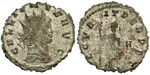 1 Антониниан Римская империя (27BC-395) Серебро/Медь Галлиен (218-268)