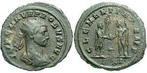 1 Антониниан Римская империя (27BC-395) Серебро/Медь Проб (232-282)