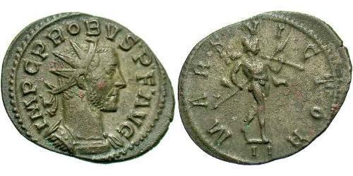 1 Антониниан Римская империя (27BC-395) Серебро/Медь Проб (232-282)