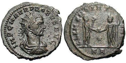 1 Антониниан Римская империя (27BC-395) Серебро/Медь Проб (232-282)